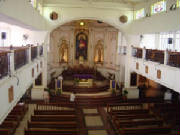 the beautiful altar of the church